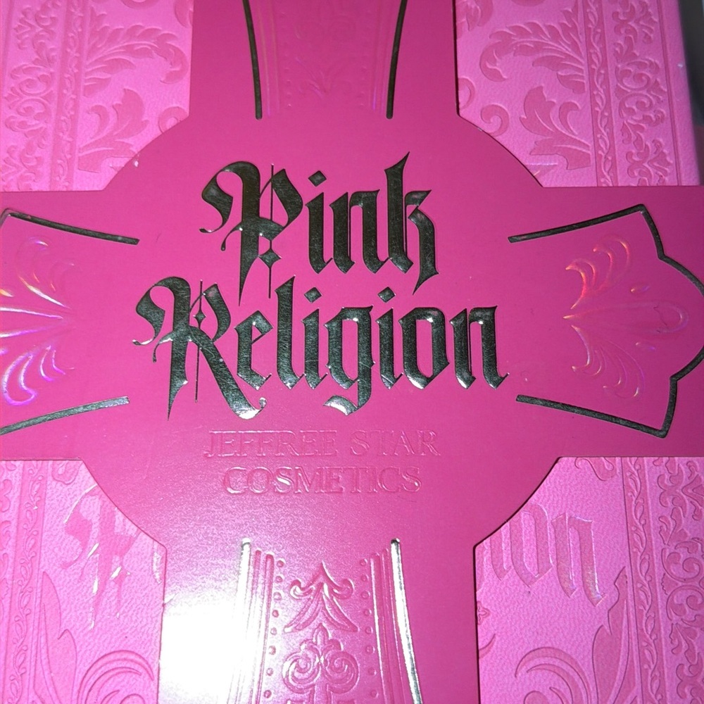 Jeffree Star Pink Religion Eyeshadow Palette - Vibrant Pink - Picture 4 of 4
